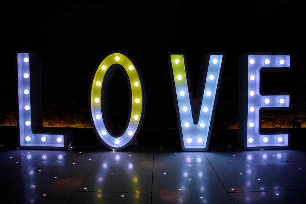 istock Illuminated Love sign in large letters 1022995990