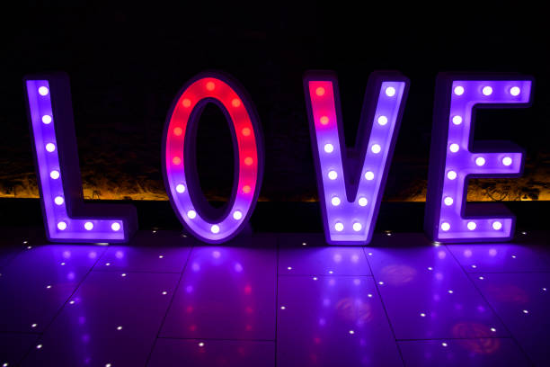 istock Illuminated Love sign in large letters 1022996052
