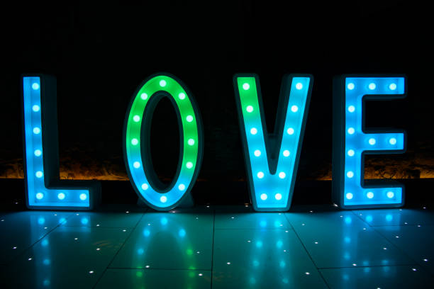 istock Illuminated Love sign in large letters 1022996106