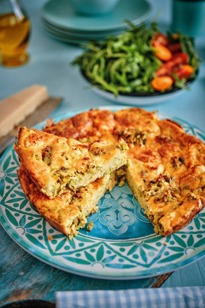 istock Frittata with Green Asparagus, Peas and Parmesan 1023004278
