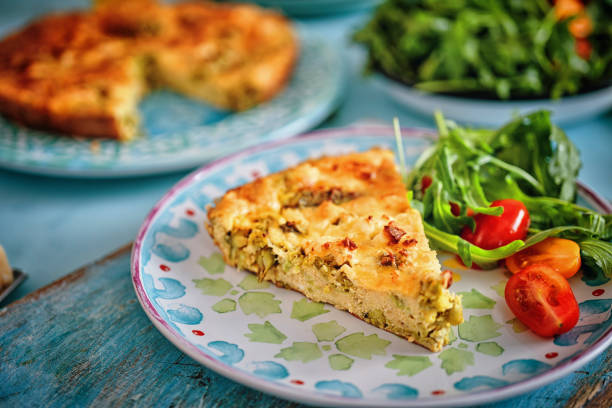 istock Frittata with Green Asparagus, Peas and Parmesan 1023004284