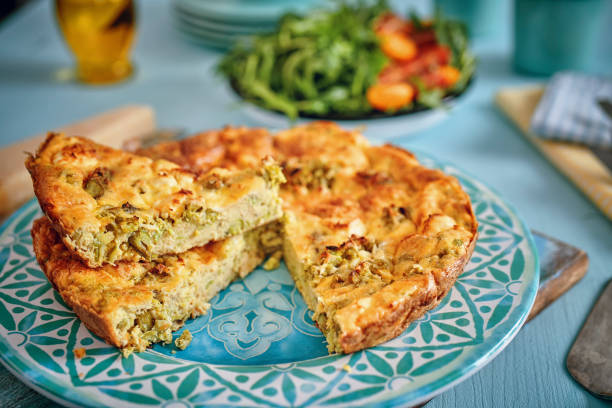 istock Frittata with Green Asparagus, Peas and Parmesan 1023004332