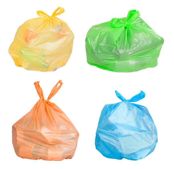 istock Garbage bags isolated on white background 1023031338