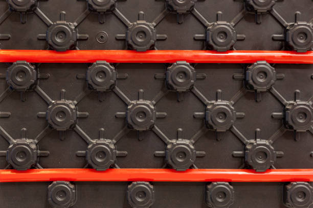 istock Close up of under floor heating system 1023034436