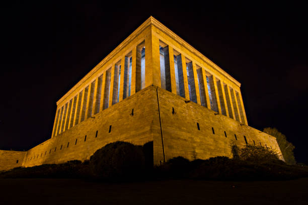 istock Anitkabir at night - Ataturk Mausoleum 1023039174