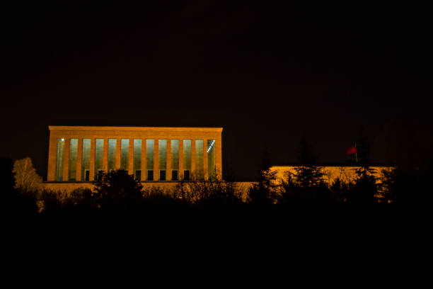istock Anitkabir at night - Ataturk Mausoleum 1023039406