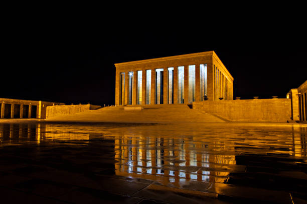 istock Anitkabir at night - Ataturk Mausoleum 1023041718