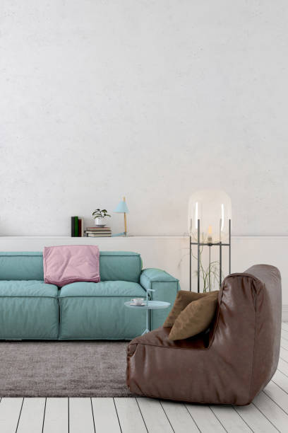 istock Modern Nordic interior with sofa and lots of details 1023042616