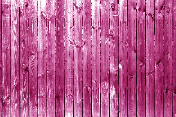 vieille clôture en bois de couleur rose. - 11877 photos et images de collection