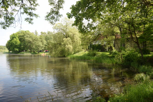 istock Hausweiher, a lake at Westerwald, Germany 1023057030