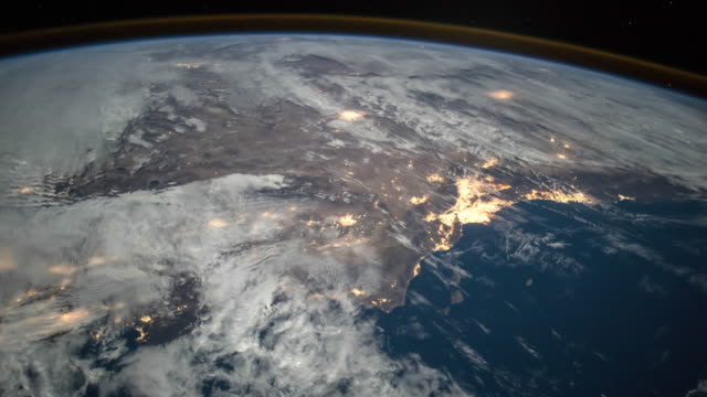 Planet Earth seen from space. Real video. No CGI. Taken from International Space Station