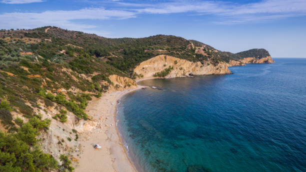 istock wild beach in Thassos island 1023063866