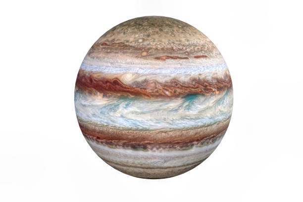 3d rendering of Jupiter planet stock photo