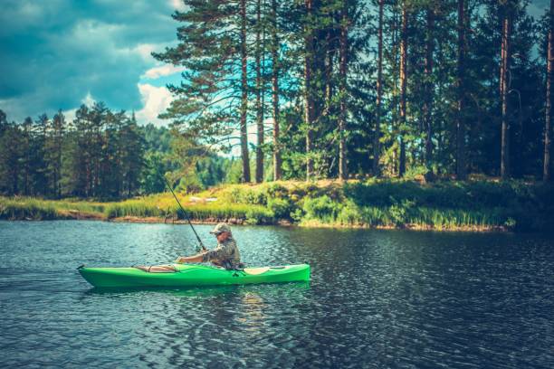 istock Fly Fishing From Kayak 1023069494