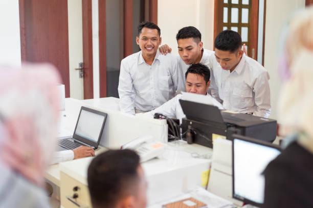 istock Asian colleagues in the office 1023070786