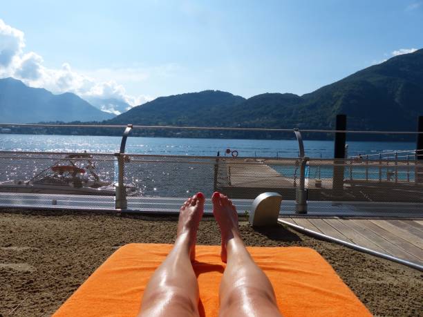istock Feet enjoying the view at Lake Como, Italy 1023082402