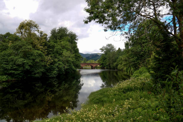 istock River and Bridge Scene in Scotland 1023090612