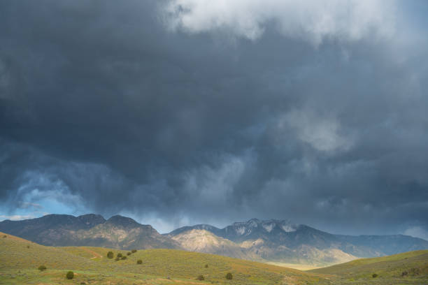 istock Panoramic picture of Utah mountains, dramatic sky 1023090652