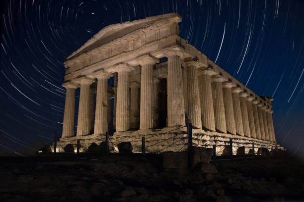 istock Valley of Temples with star trails 1023099686