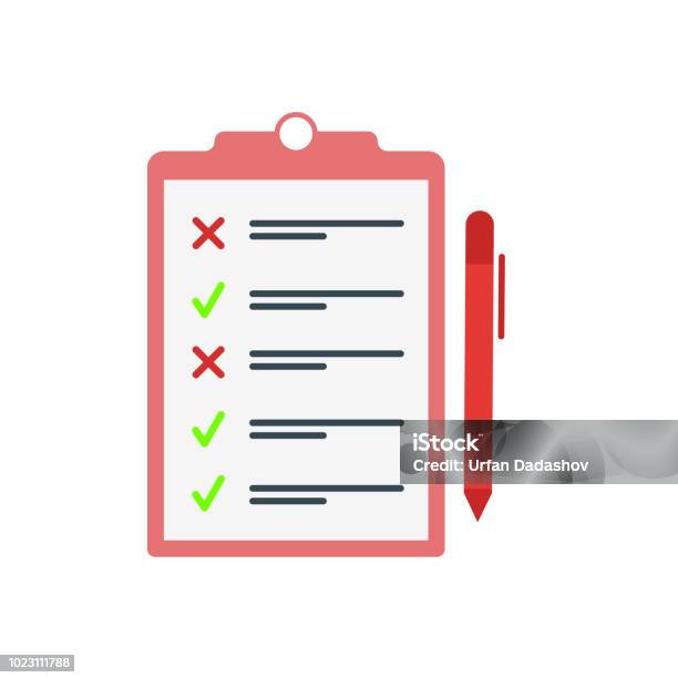 Clipboard Icon Vector Sign And Symbol Isolated On White Background Clipboard Logo Concept Stock Illustration - Download Image Now