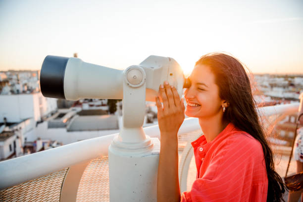 istock Woman enjoying the view. 1023115128