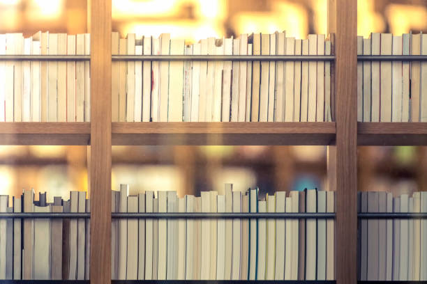istock a bookcase with a lot of books on it. 1023119676