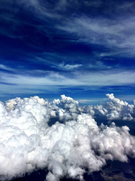 istock Pile of clouds from the air in flight 1023130742