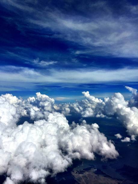 istock Pile of clouds from the air in flight 1023130744