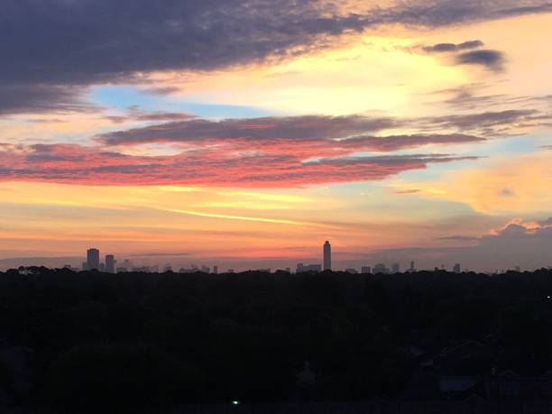 istock Houston skyline at dawn 1023130790
