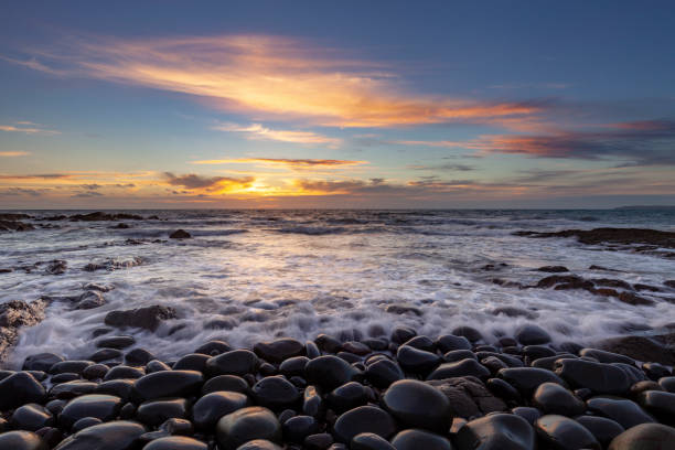 istock Westward Ho seascape at sunset 1023149724
