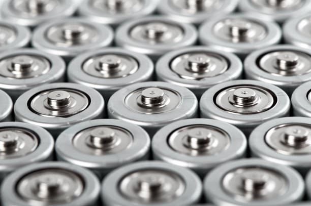 istock cylindrical batteries set close-up 1023150096
