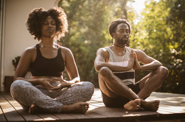 210+ African American Couple Meditating Stock Photos, Pictures &  Royalty-Free Images - iStock