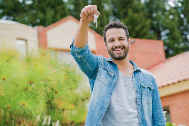 istock Calm man in his new house 1023201762