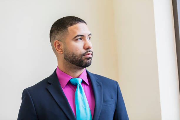 istock Mixed race man wearing a suit and tie 1023206894