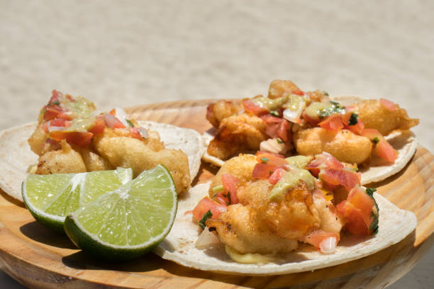 istock Mexican shrimp tacos 1023221368