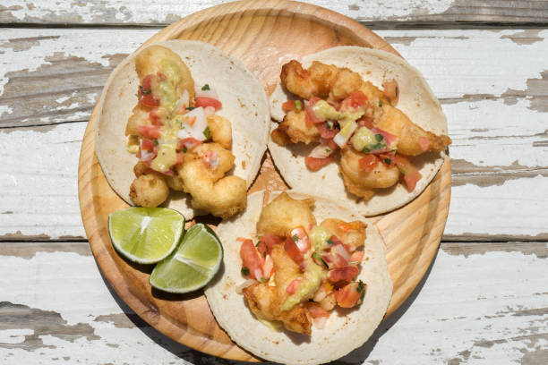 istock Mexican shrimp tacos 1023223952