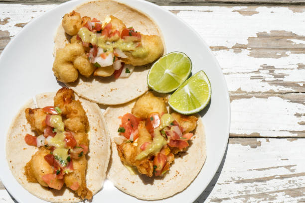 istock Mexican shrimp tacos 1023226726
