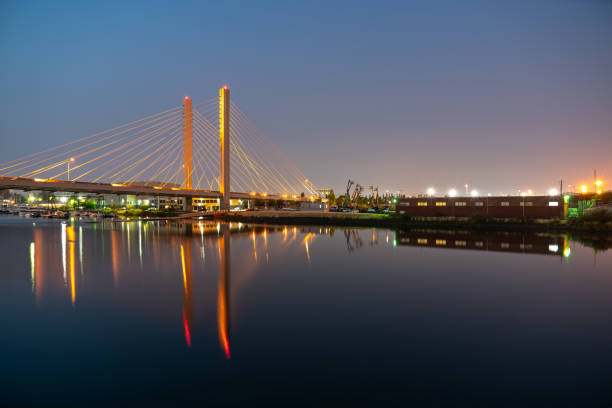istock Bridge in Tacoma at Night 1023226826