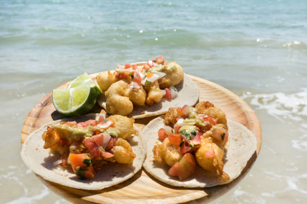 istock Mexican shrimp tacos 1023229442