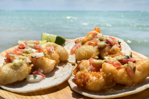 istock Mexican shrimp tacos 1023229620