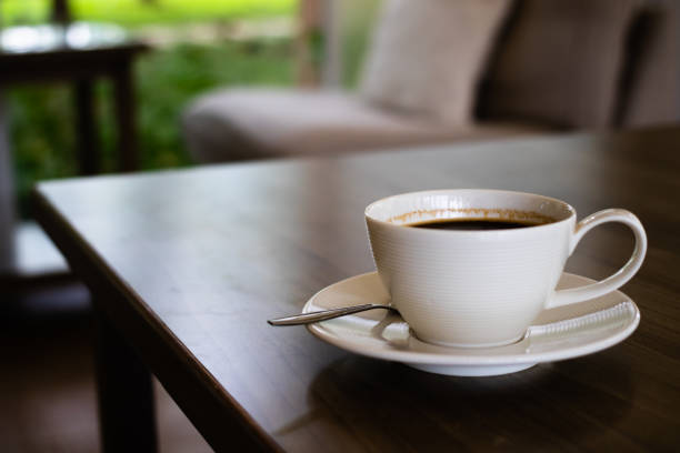 istock Hot Americano coffee in a white cup 1023229634