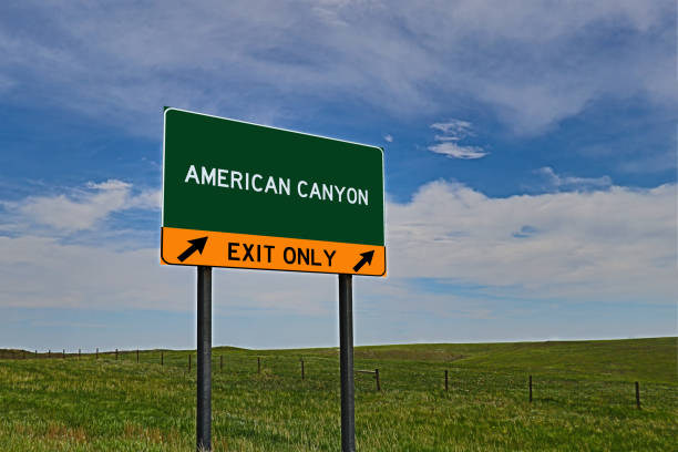 istock AMERICAN CANYON US Highway Exit Only Sign 1023230158