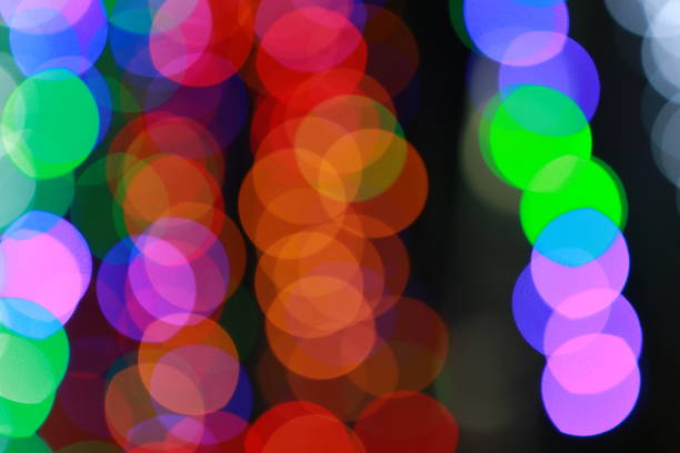 istock Abstract colorful bokeh lights background. 1023236330