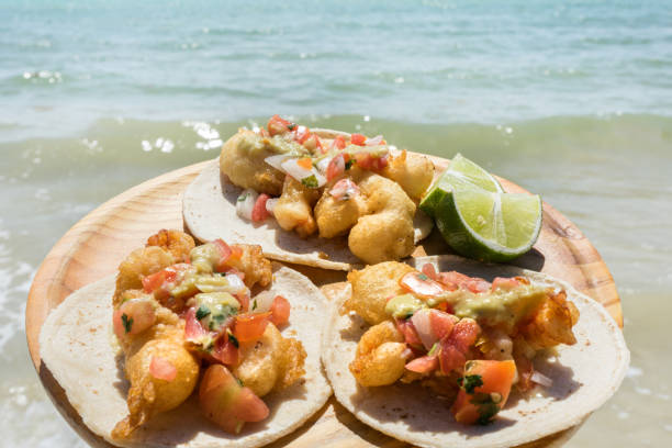 istock Mexican shrimp tacos 1023236412
