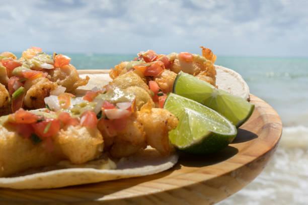 istock Mexican shrimp tacos 1023241180