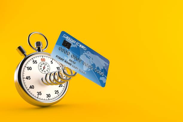 istock Credit card with stopwatch 1023269870