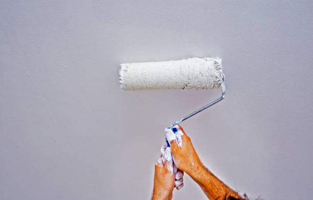 istock aint with monochrome paint on the wal 1023289046