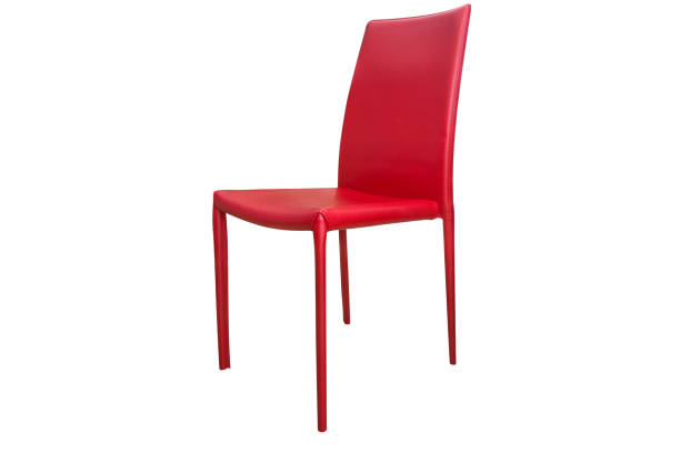 istock Red chair isolated on white background 1023289684