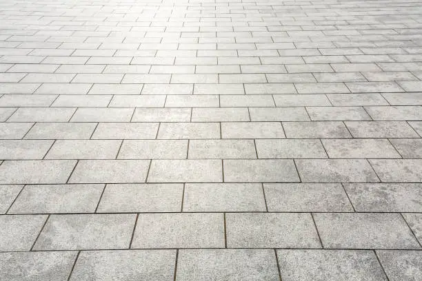 Photo of Modern city square floor texture background