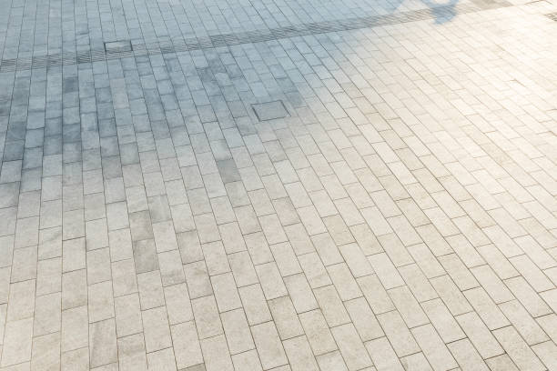 Modern city square floor texture background
